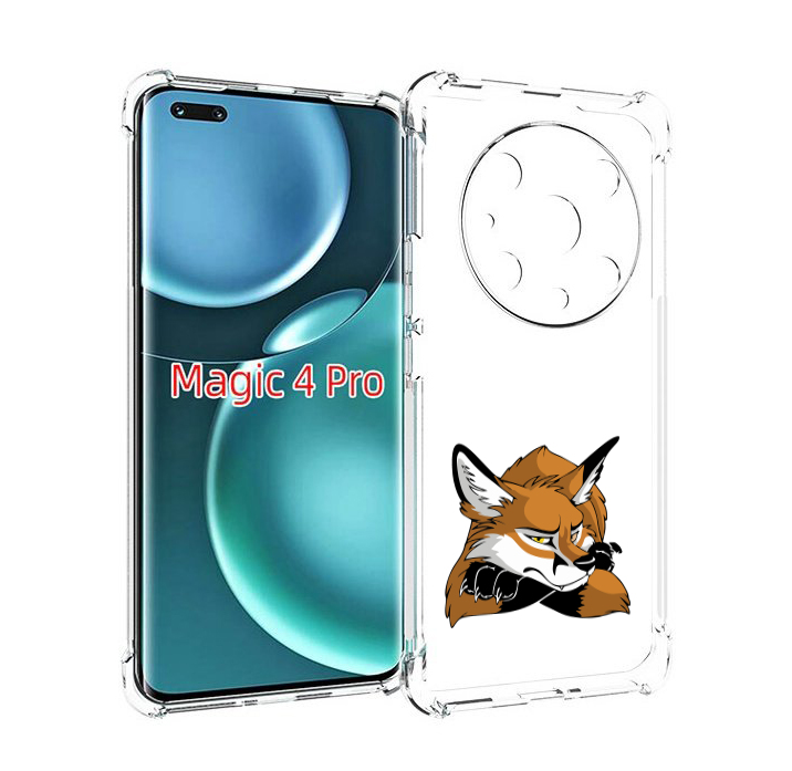 

Чехол MyPads фокс для Honor Magic4 Pro, Прозрачный, Tocco