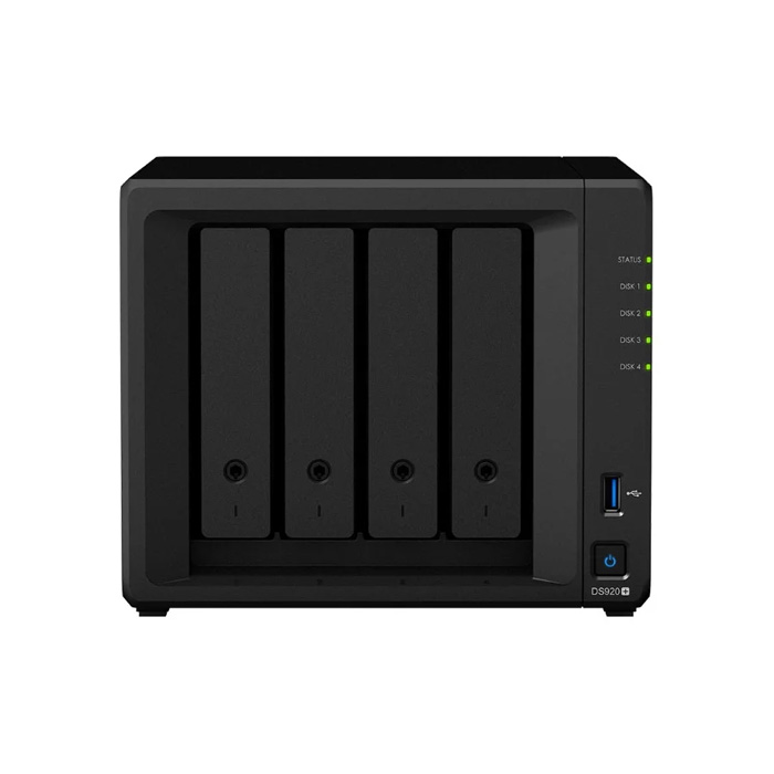 фото Сетевое хранилище данных synology plus ds920+ black