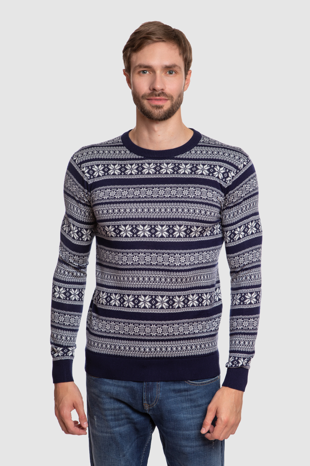 

Джемпер мужской Kanzler 140015W04O093 синий 2XL, 140015W04O093