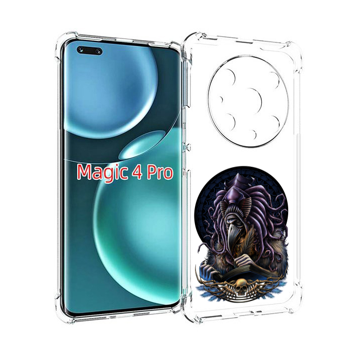 

Чехол MyPads умный ворон для Honor Magic4 Pro, Прозрачный, Tocco