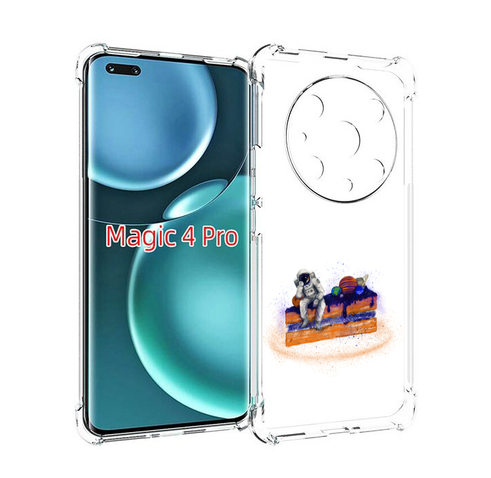

Чехол MyPads торт с планетами для Honor Magic4 Pro, Прозрачный, Tocco
