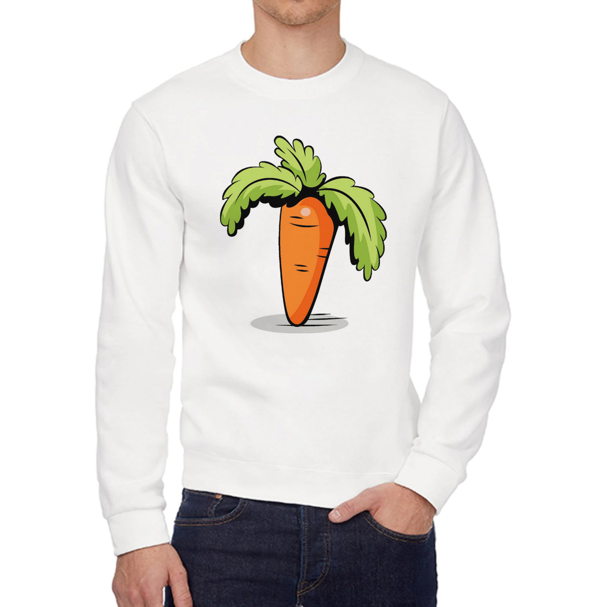 

Свитшот унисекс CoolPodarok W0114013 белый 42 RU, W0114013