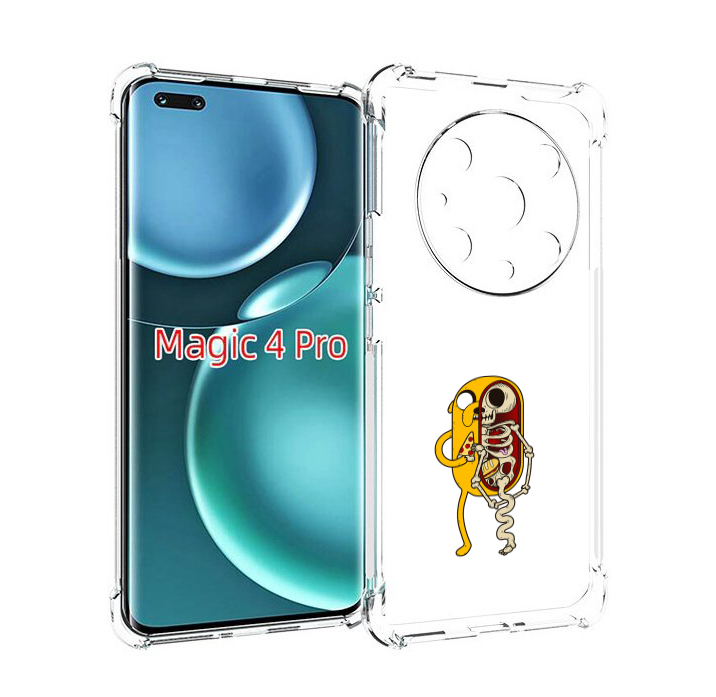 

Чехол MyPads Джейк скелет для Honor Magic4 Pro, Прозрачный, Tocco