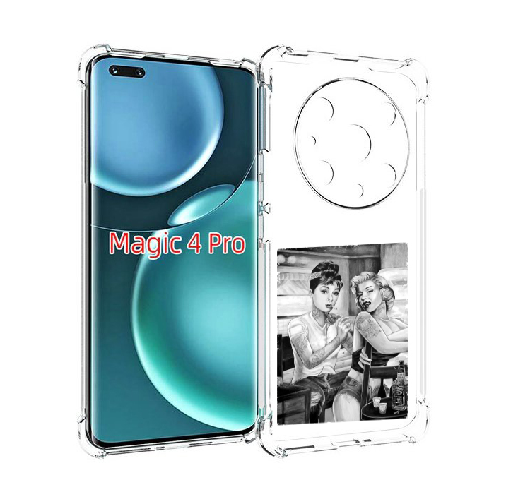 

Чехол MyPads тату мастер для Honor Magic4 Pro, Прозрачный, Tocco