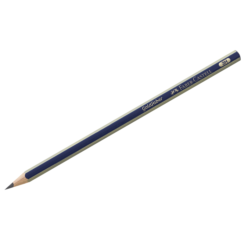 

Карандаш ч/г Faber-Castell Goldfaber 1221 3H, заточен., (12шт.)