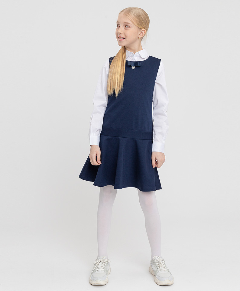 

Сарафан синий Button Blue 146, 221BBGS50021000