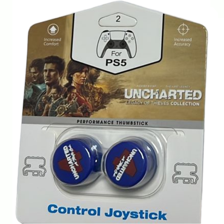 

Накладки на стики DualSense/DualShock 4 DH Uncharted A Thiefs End\D02 (2 шт) (PS4/PS5), Разноцветный, DH Uncharted A Thiefs End\D02