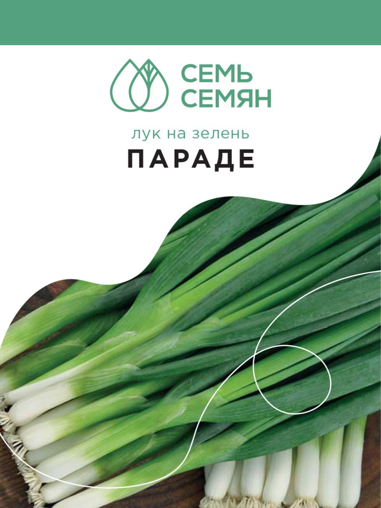 

Семена зеленый лук Параде Семь семян 10737 1 уп.