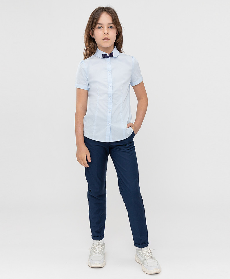 фото Брюки синие button blue 152