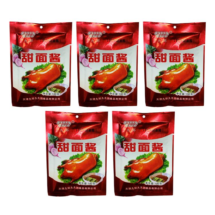 Соус Tianjin Jiujiu Seasoning для утки по-пекински (5 шт. по 100 г)