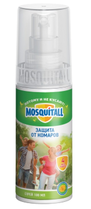 фото Спрей mosquitall от комаров жидкая защита для взрослых
