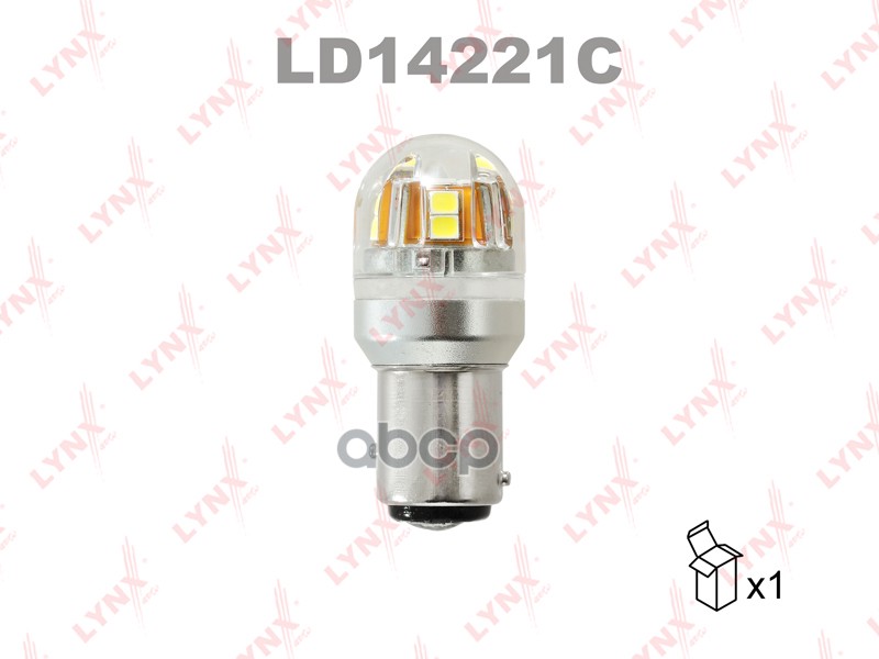 

Лампа Светодиодная 12v P21/5w 21/5w Bay15d 6800k Lynxauto Canbus 1 Шт. Картон S25 Ld14221c
