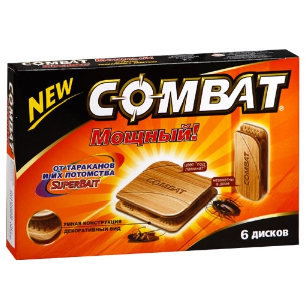 Таблетки от тараканов Combat Super Bait 8809004776032 140 г