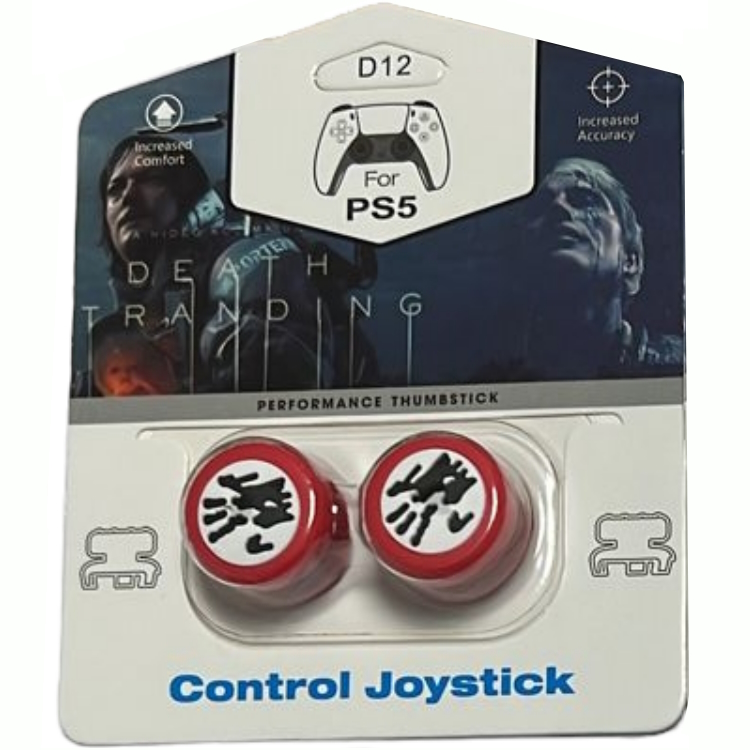 

Накладки на стики для геймпада DualSense/DualShock 4 DH Death Stranding\D12 (2 шт) Красный, Белый;красный;черный, DH Death Stranding\D12