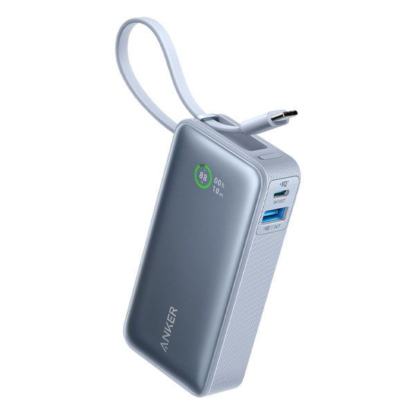

Внешний аккумулятор Anker 533 Nano 10000 мА/ч, серый (A1259H31-BL), 533 Nano Power Bank