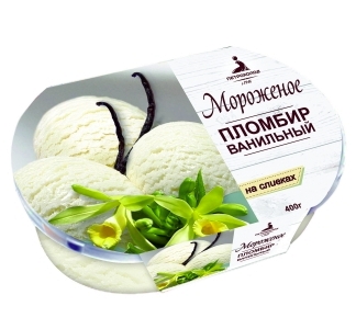 

Мороженое пломбир Петрохолод Ваниль БЗМЖ 400 г