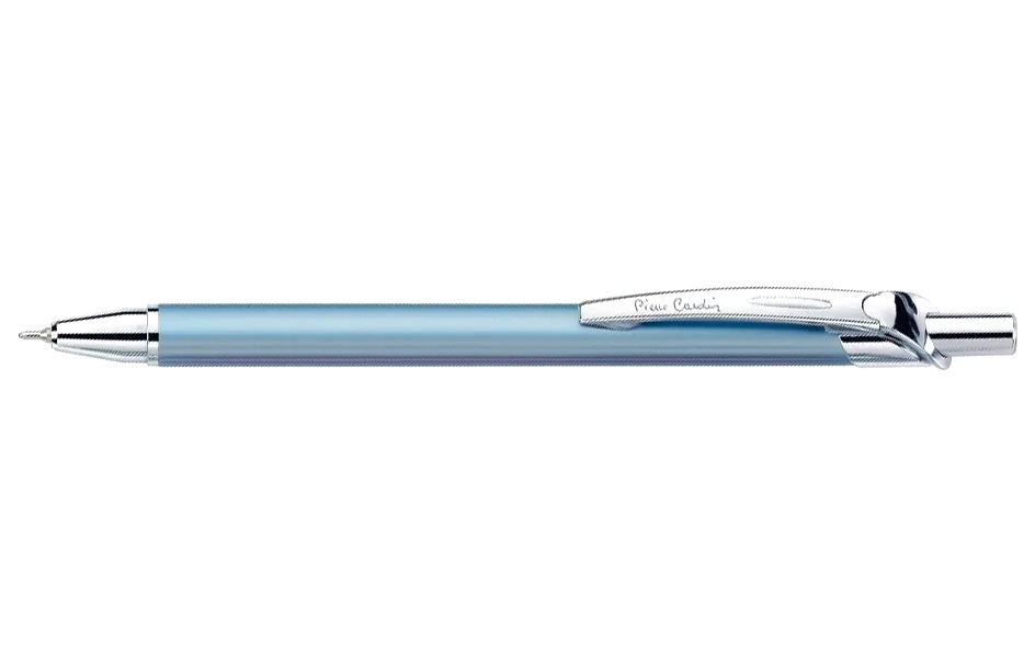 Шариковая ручка Pierre Cardin ACTUEL. Цвет - серебристо-голубой