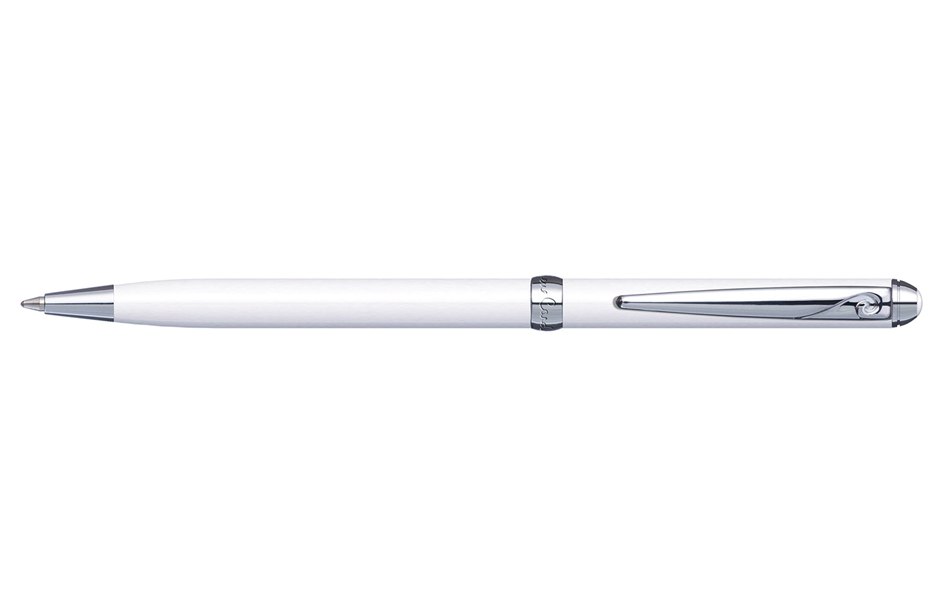 Шариковая ручка Pierre Cardin SLIM. Цвет белый. Упаковка Е