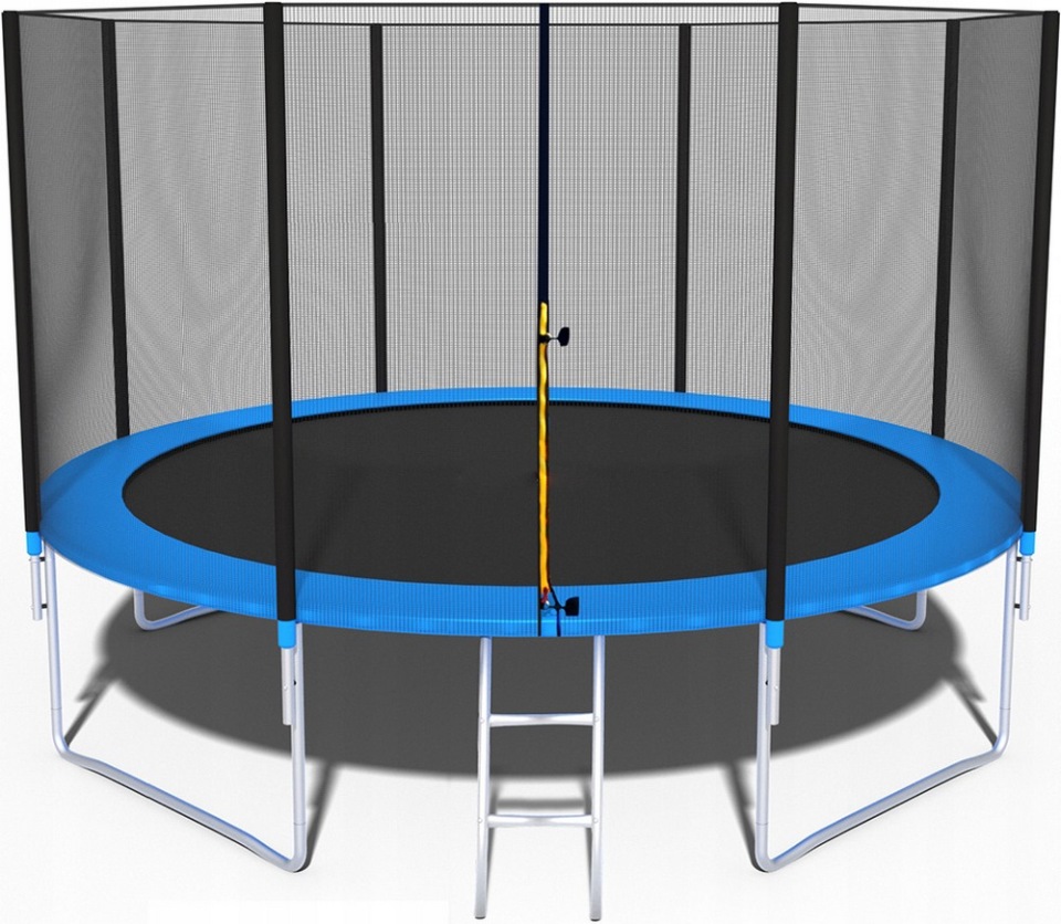 фото Батут dfc trampoline fitness с сеткой 12ft-tr-b