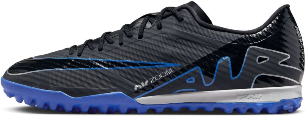 Кроссовки унисекс Nike Zoom Mercurial Vapor 15 Academy Turf Low-Top Football серые 11.5 US