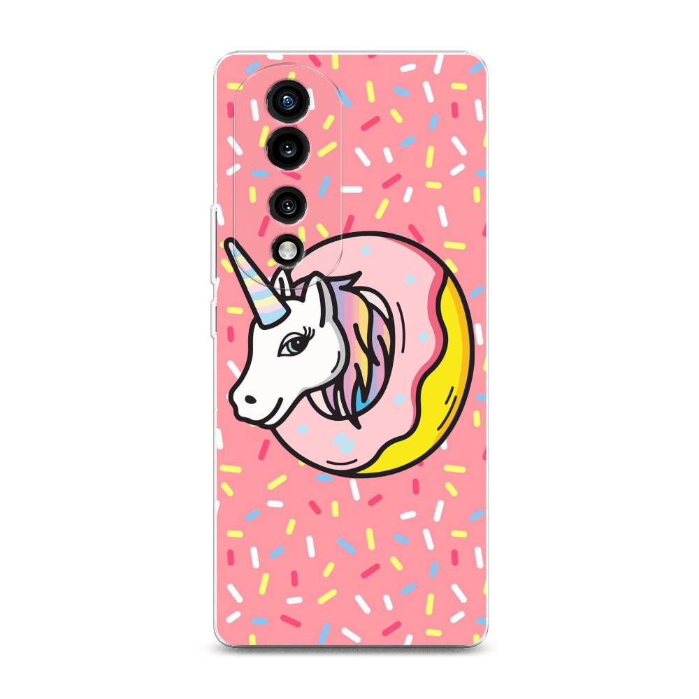 

Силиконовый чехол "Единорог в пончике" на Honor 70 Pro, 6108350-2