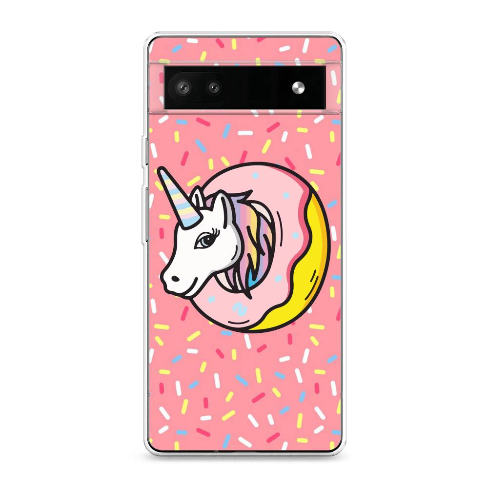 

Чехол Awog на Google Pixel 6A "Единорог в пончике", Разноцветный, 271150-2