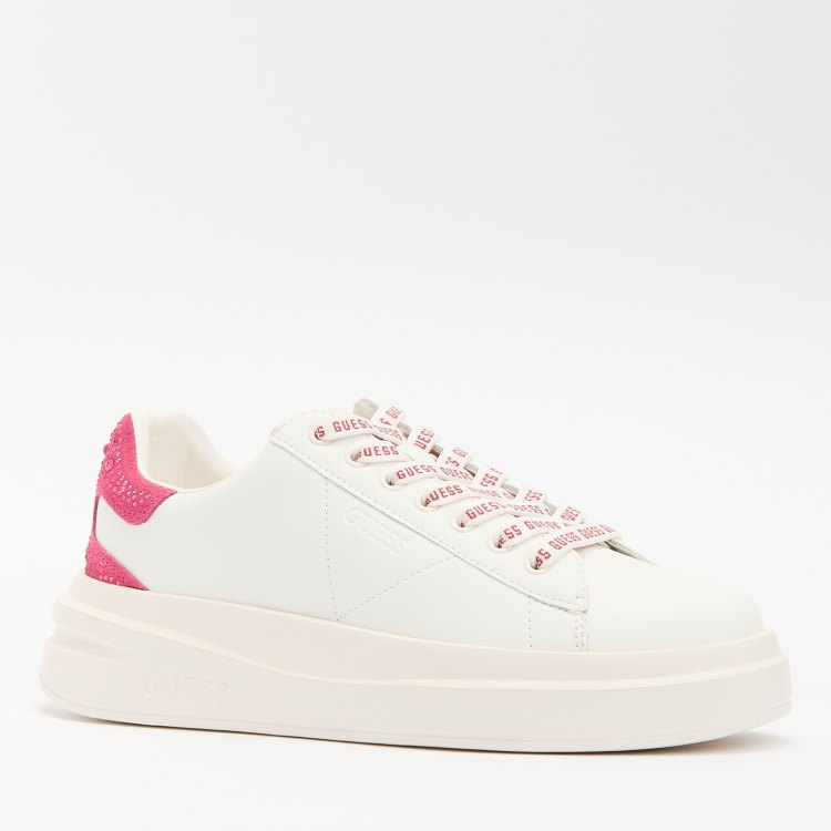 

Кеды женские Guess FLTELBLEA12 белые 39 EU, Белый, FLTELBLEA12