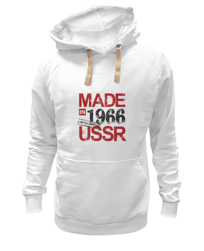 

Худи мужское Printio Made in ussr 1966 белое 3XL, Белый, Made in ussr 1966