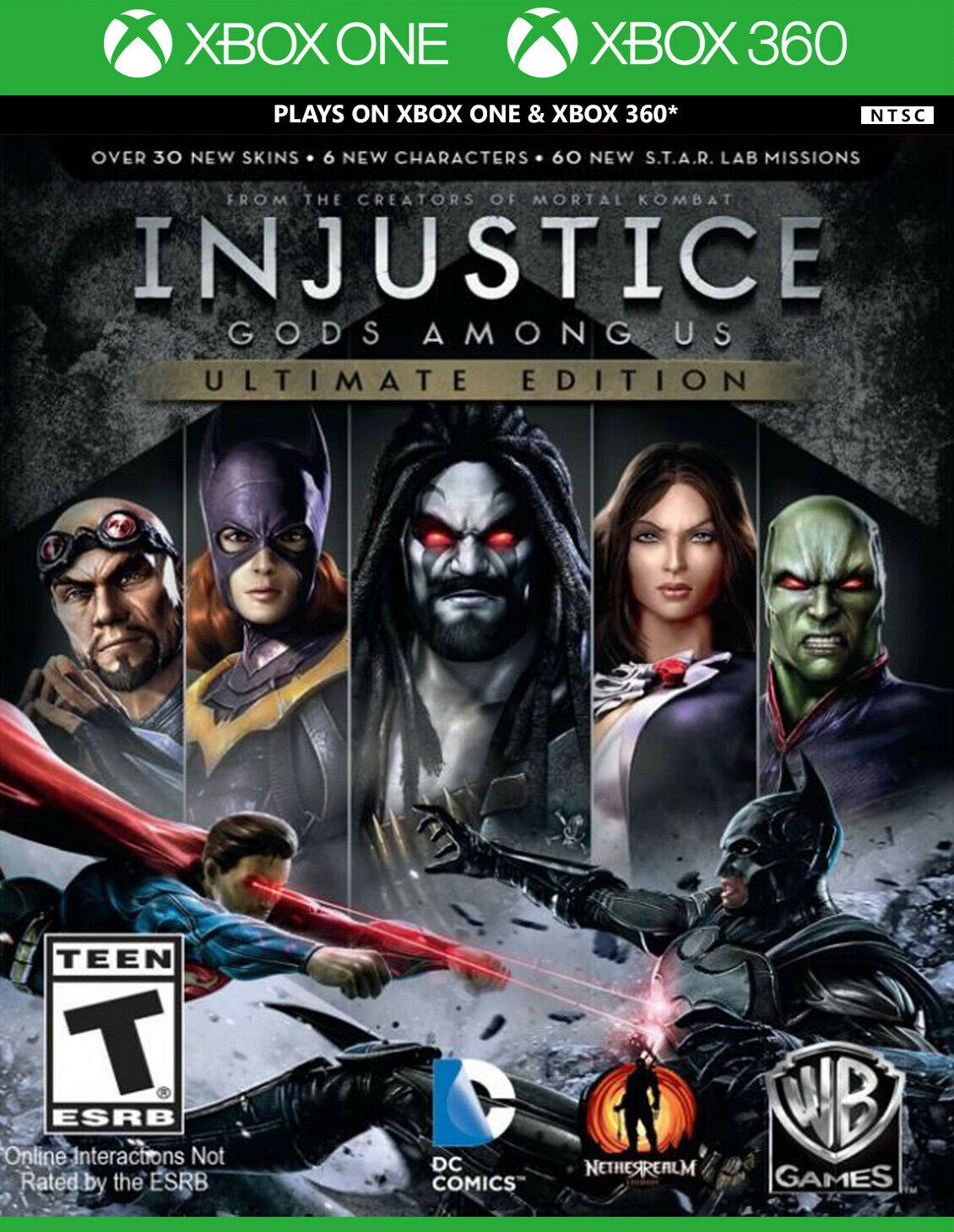 фото Игра injustice: gods among us ultimate edition для microsoft xbox 360; microsoft xbox one wb games