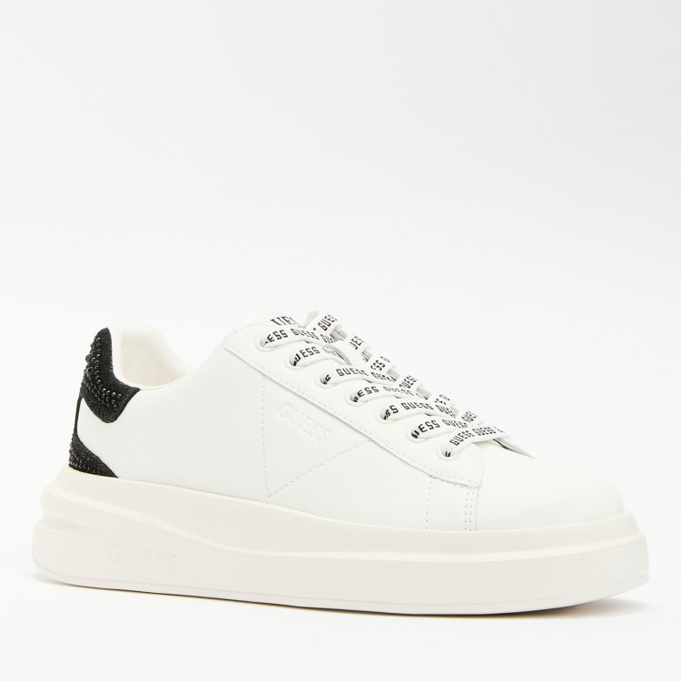 

Кеды женские Guess FLTELBLEA12 белые 40 EU, Белый, FLTELBLEA12