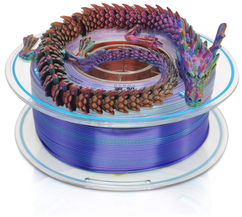 

Пластик PLA SILK для 3D-принтера Yousu зеленый, медный, фиолетовый (YSPla3GPRcpr500)