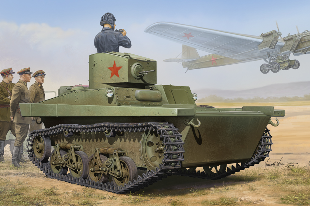 

Сборная модель HobbyBoss 1/35 Советский лёгкий танк Т-37А (Ижорский) 83821