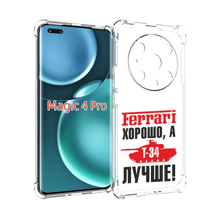 

Чехол MyPads т 34 лучше для Honor Magic4 Pro, Прозрачный, Tocco