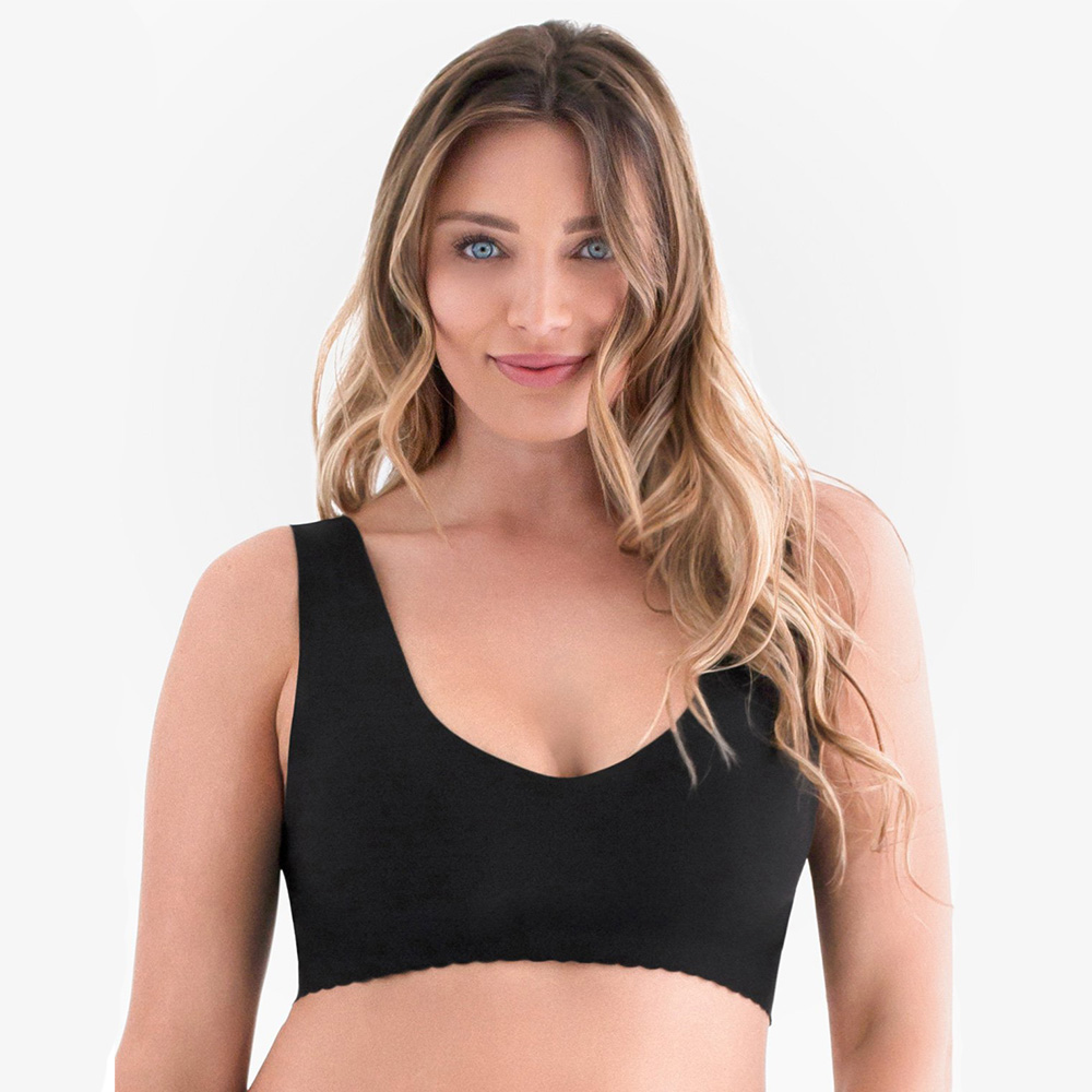 фото Бюстгальтер для кормления belly bandit anti bra v-neck, black, s