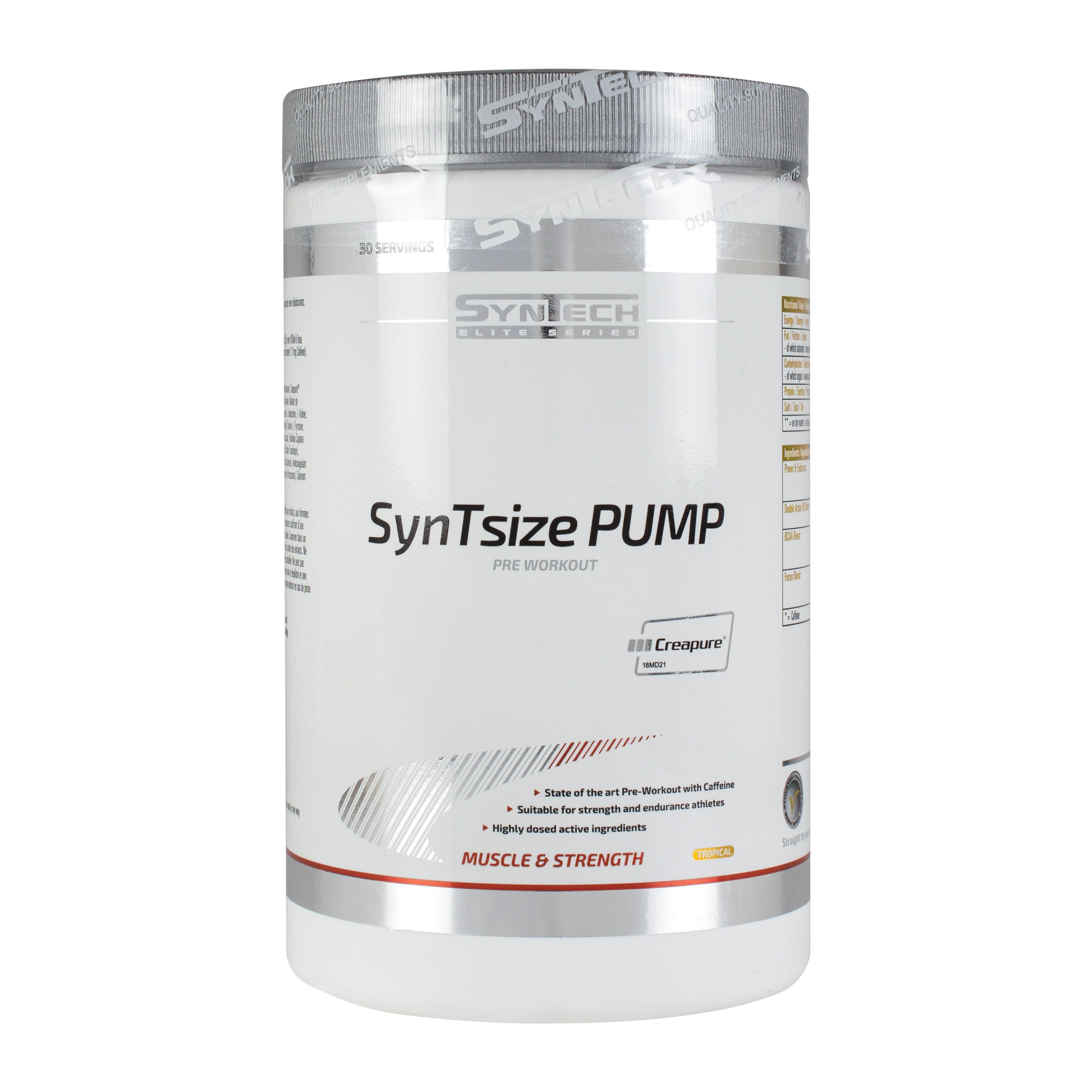 Предтренировочный комплекс SynTsize Pump Syntech Nutrition Тропик 600 г