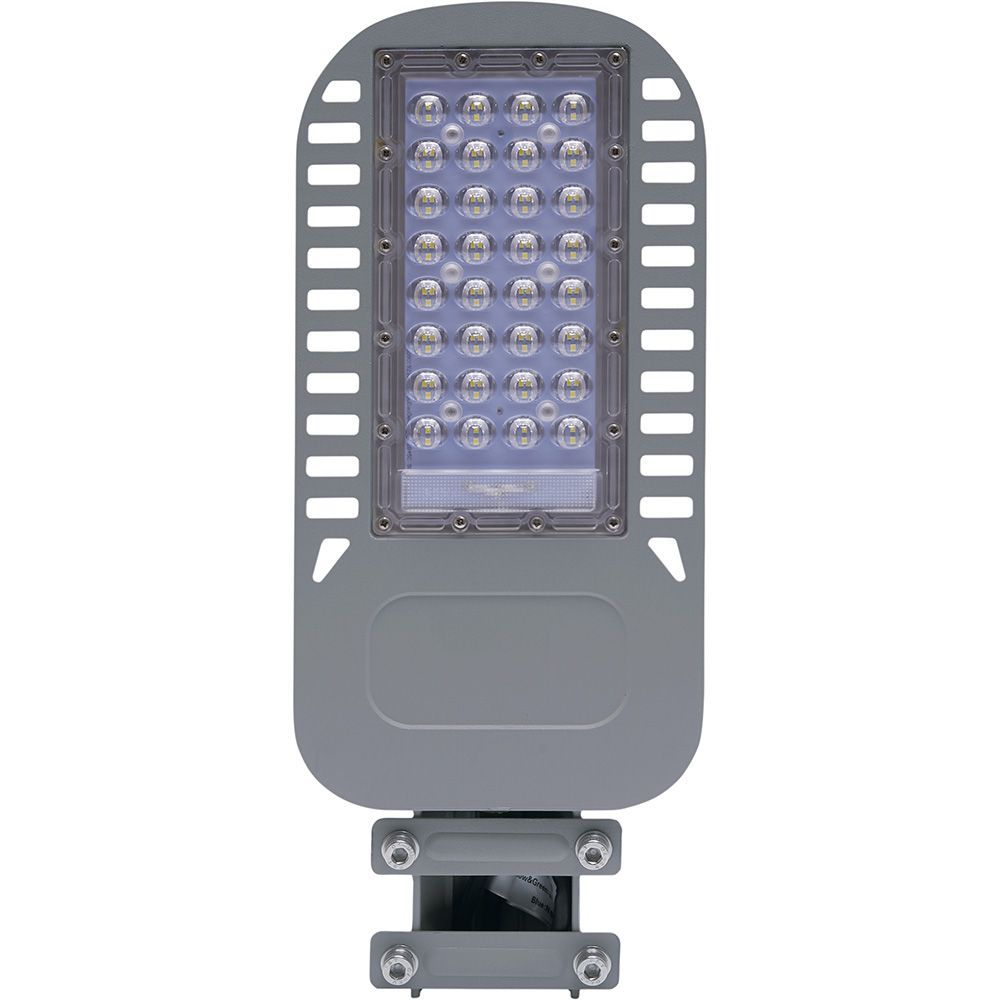Уличный светодиодный светильник Feron 30W 4000K AC230V/ 50Hz цвет серый (IP65), SP3050 светодиодный уличный фонарь консольный на столб feron sp3050 30w 5000k 230v серый 41262
