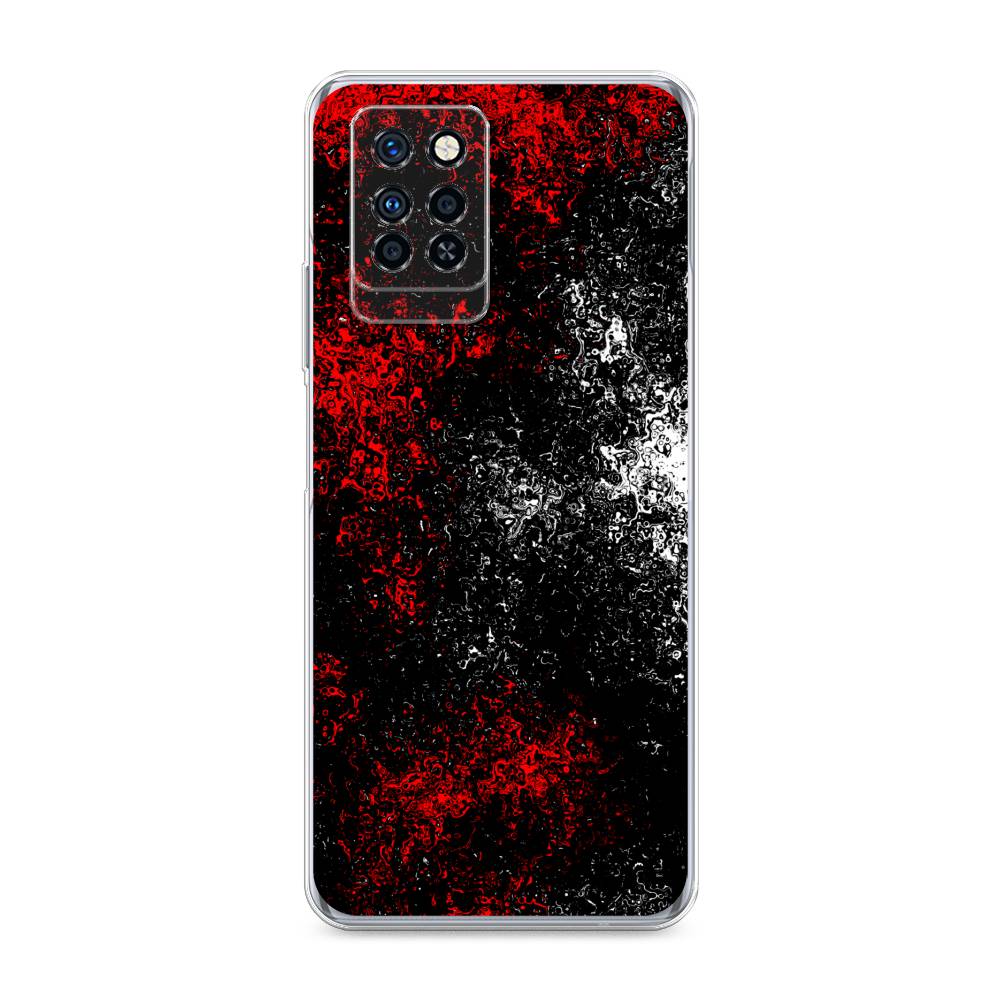 

Чехол для Infinix Note 10 Pro "Монотипия", Красный;черный;белый, 3100150-3