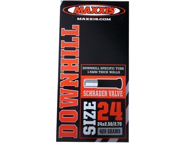 

Камера Maxxis Downhill 24x2.50/2.70 1.5 мм авто нип. (EIB49963000), Черный, Downhill