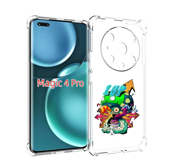 

Чехол MyPads сильный гриб абстракция для Honor Magic4 Pro, Прозрачный, Tocco