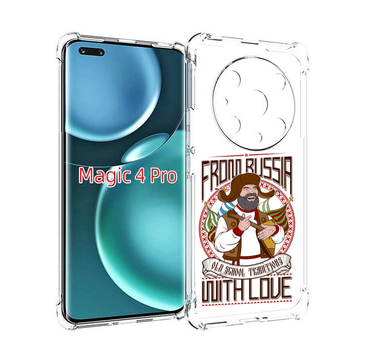 

Чехол MyPads русский мужчина для Honor Magic4 Pro, Прозрачный, Tocco