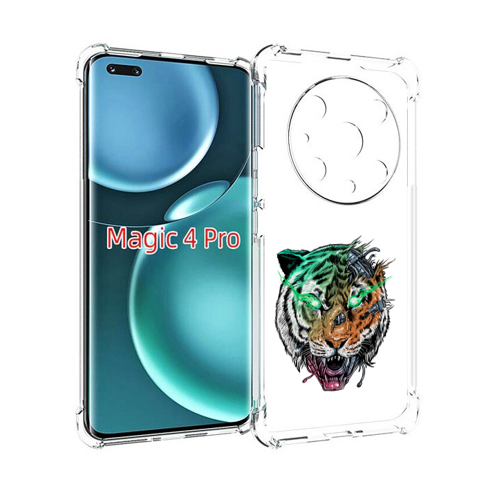 

Чехол MyPads робо-тигр для Honor Magic4 Pro, Прозрачный, Tocco