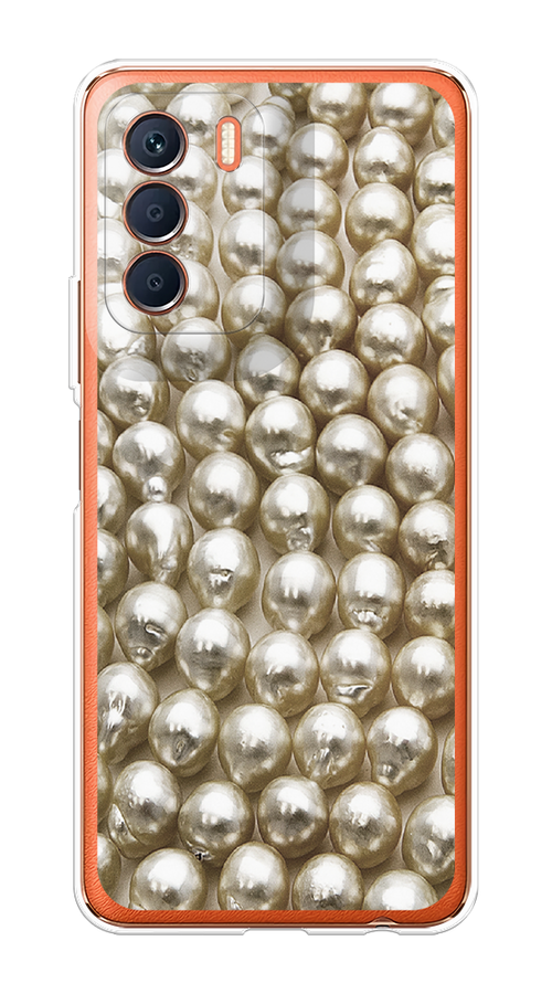

Чехол на Infinix Zero 5G 2023 "Жемчуг", Бежевый, 3104450-3