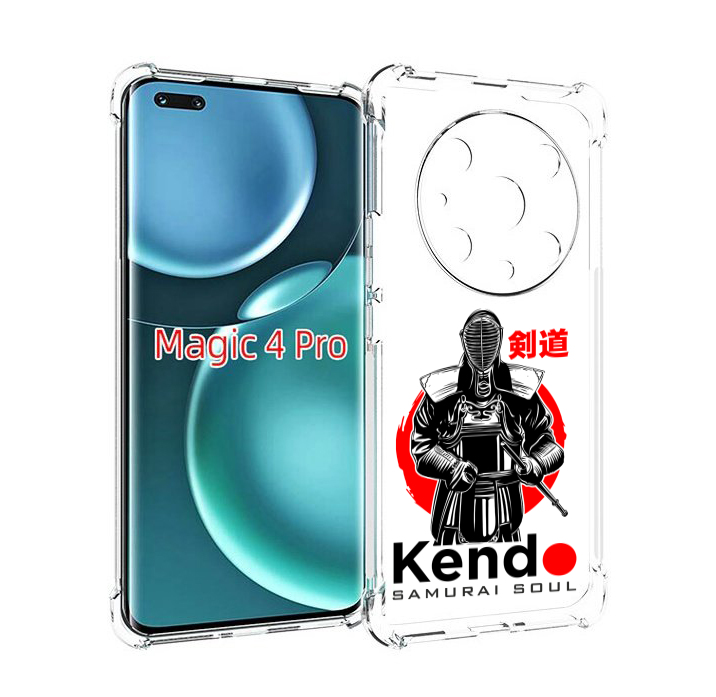 

Чехол MyPads рисованый самурай для Honor Magic4 Pro, Прозрачный, Tocco