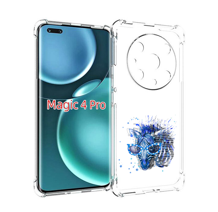 

Чехол MyPads расплывчатая зебра для Honor Magic4 Pro, Прозрачный, Tocco
