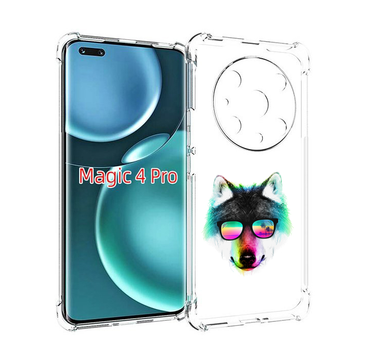 

Чехол MyPads радужный волк для Honor Magic4 Pro, Прозрачный, Tocco