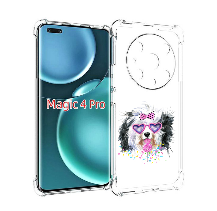 

Чехол MyPads пушистик для Honor Magic4 Pro, Прозрачный, Tocco
