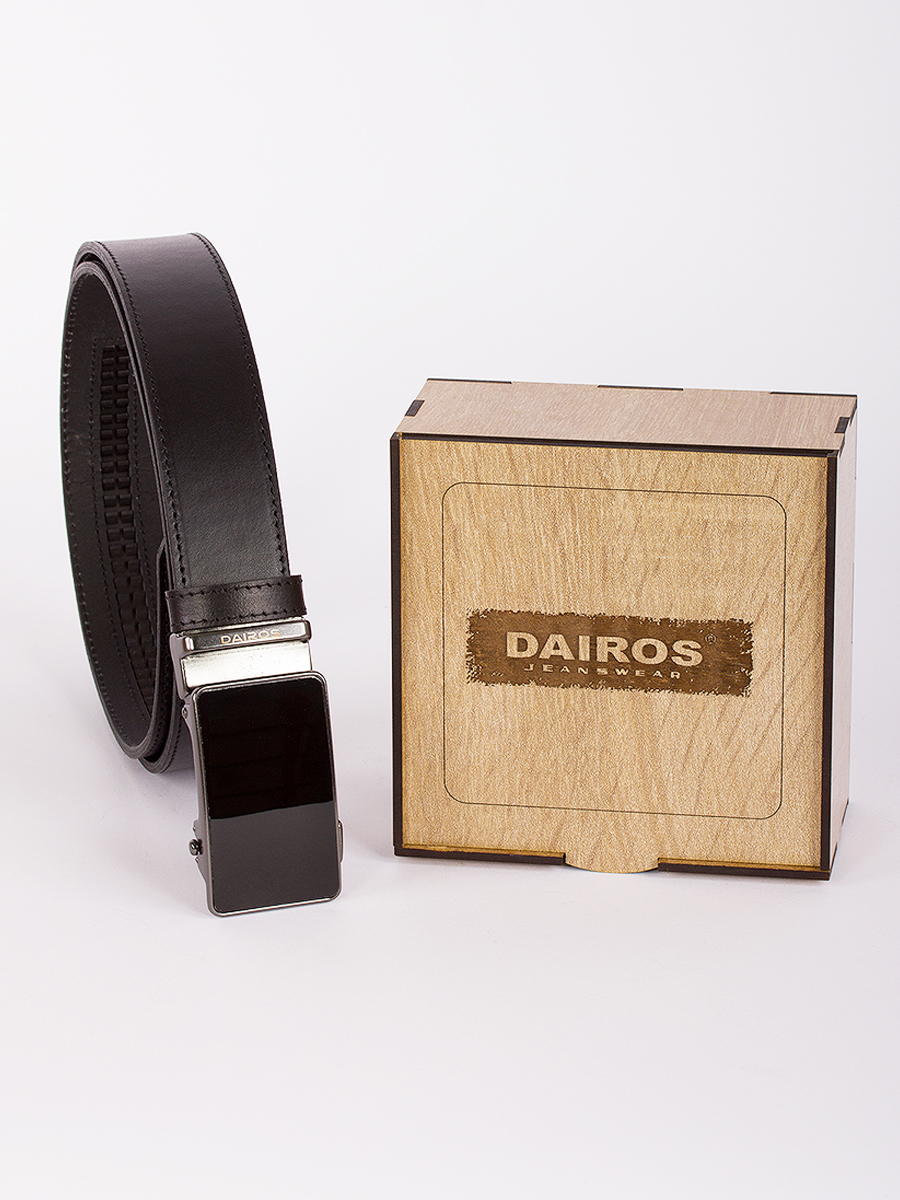

Ремень мужской DAIROS GD22500386 черный, GD22500386