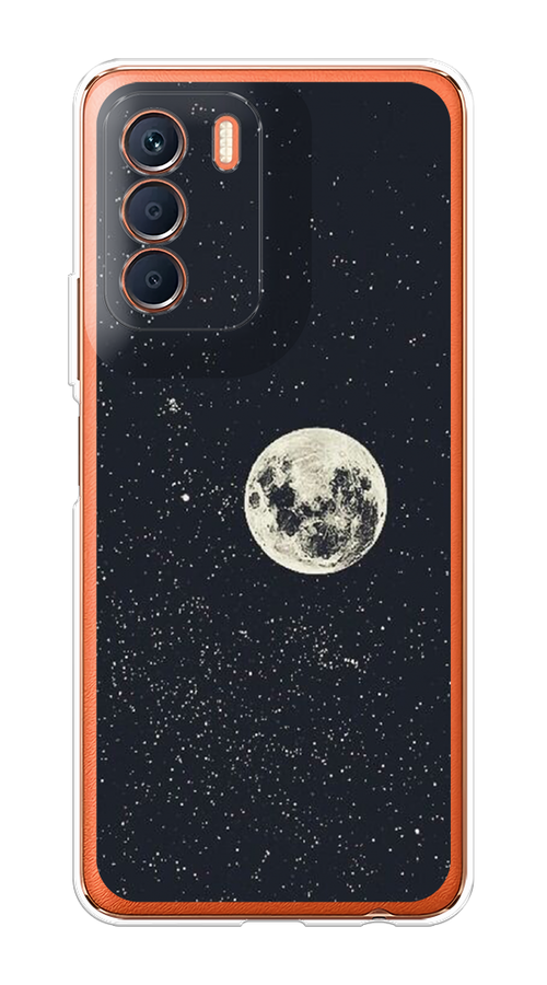 

Чехол на Infinix Zero 5G 2023 "Полнолуние", Бордовый, 3104450-2