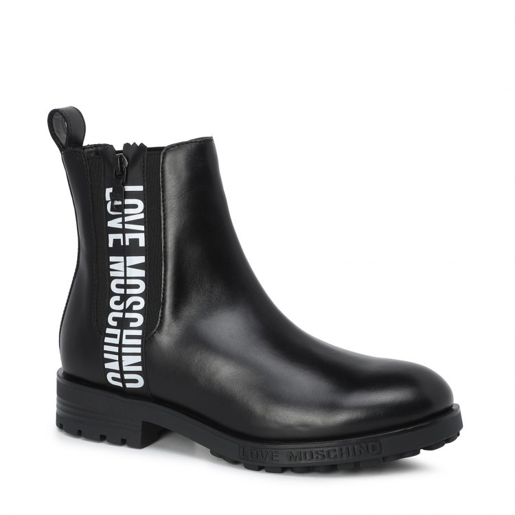 фото Женские ботинки челси love moschino ja21094g цв. черный 40 eu