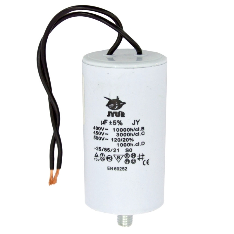 

CBB-60L 30 мкФ 450VAC (40х97/45х97) Болт+гибкие выводы, CBB-60L_30 мкФ